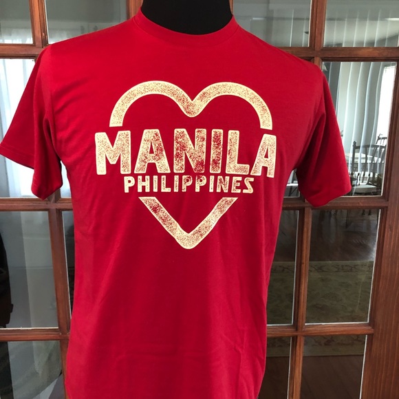 Manila Philippines Heart T Shirt New no Tags - Picture 1 of 8